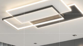 LED Димируем плафон с дистанционно управление 196W- модерен дизайн/ Интерекст